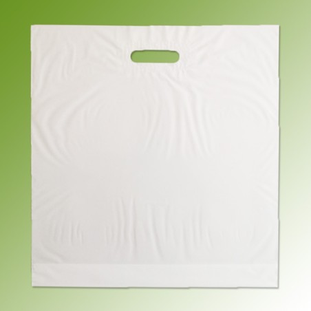 cabas poignées découpées, 40 x 46 + 8 cm, blanc sans impression cabas poignées découpées, 40 x 46 + 8 cm, blanc sans impression